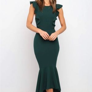 Emerald Green Avani Dress - Petal and Pup